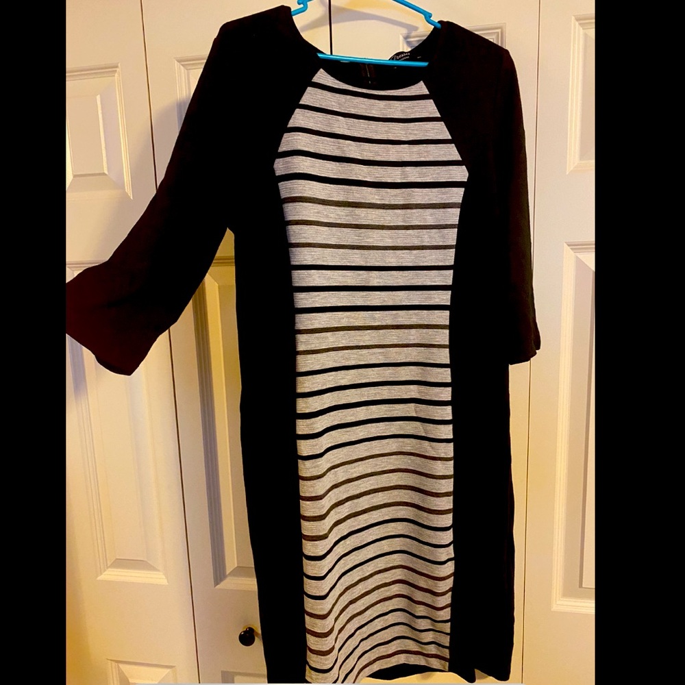 Striped Dress with 1/2 Sleeves by C&A Yessica